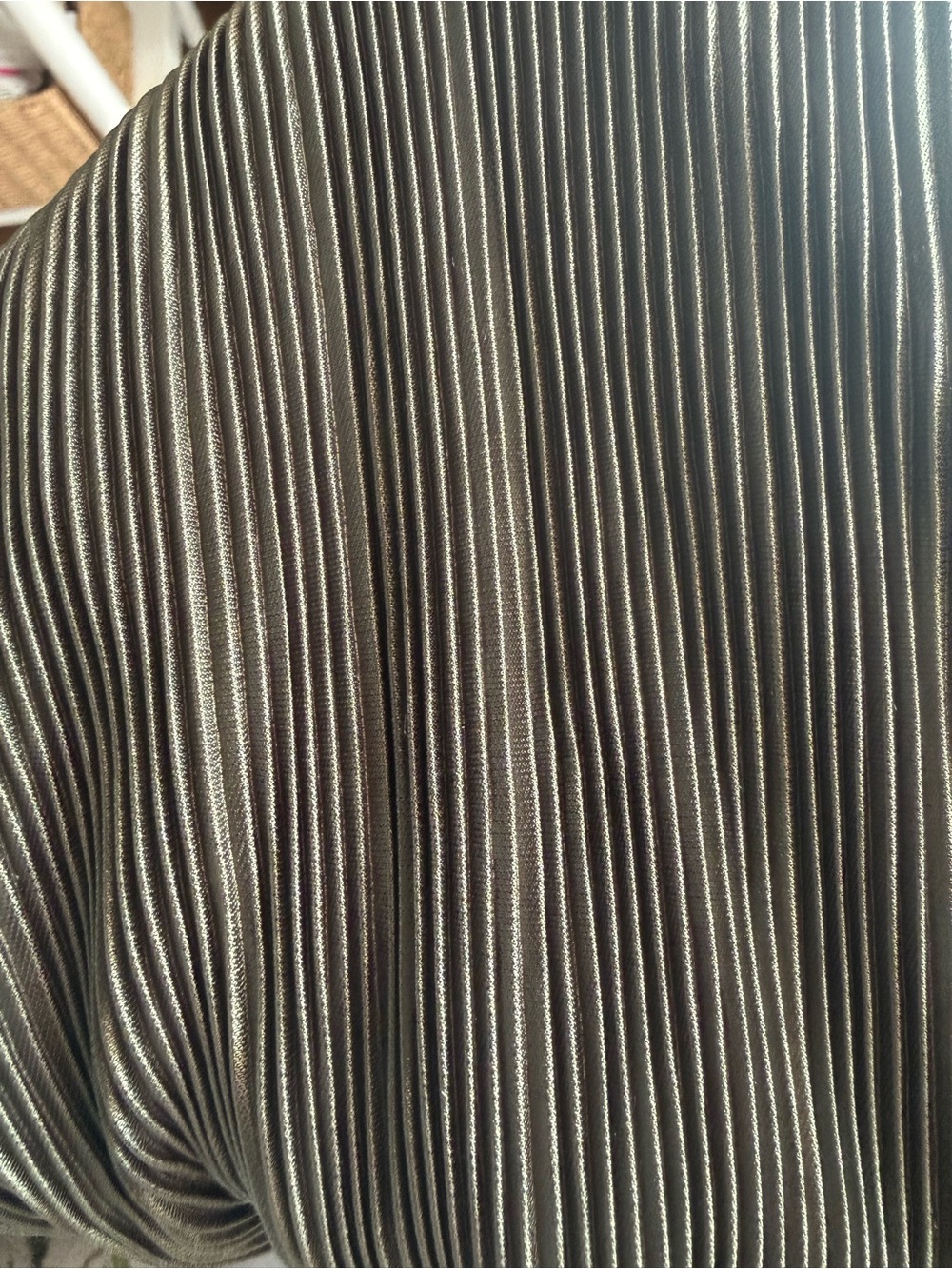 J. Crew Olive Green Pleated Midi Skirt - Picture 4 of 4